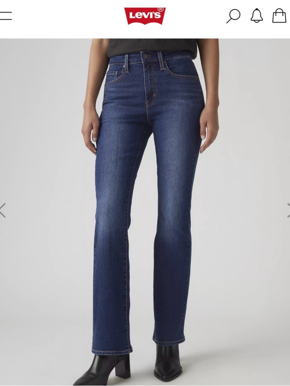 Levi's  725  High Rise BOOTCUT Women's 
 Jeans in Deep Blue Denim size 30
